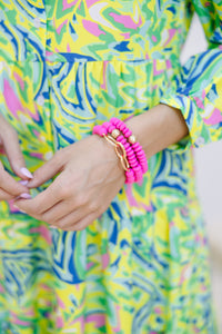 pink bracelet, boutique bracelets, boutique accessories, shop the mint 